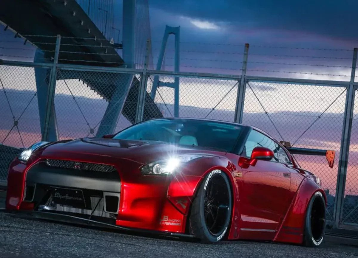 Liberty Walk Complete Body Kit Version 1 Nissan GT-R R35 09-16