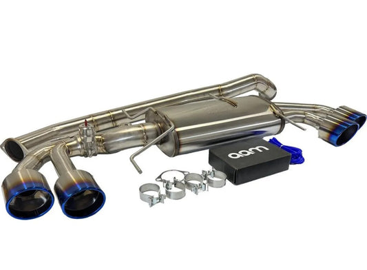 AAM Competition 90mm Premium Adjustable Exhaust w/ 5" Carbon Fiber Tips Nissan R35 GT-R 2009+